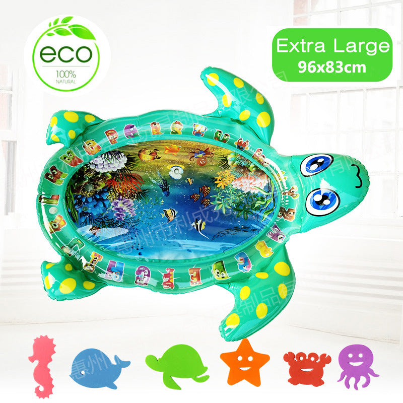Unisex inflatable playmat with marine motifs Bowlift