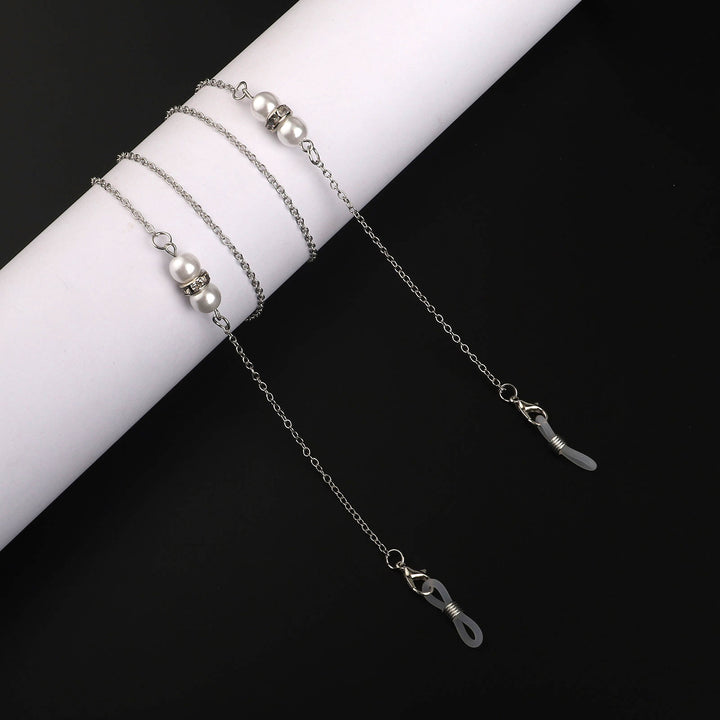 Elegant Pearl Accented Eyewear Chain Bowlift