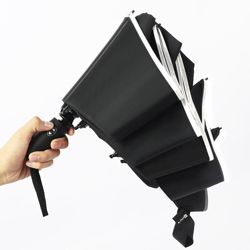 Women's automatic umbrella with secure opening mechanism Bowlift