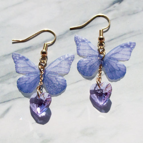 Artistic Butterfly Dangle Earrings Bowlift