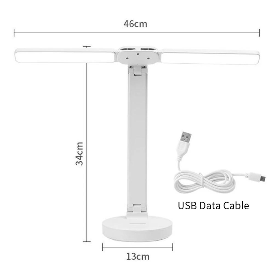 BowLift | Adjustable Reading Lamp - Rechargeable Dimmable with Phone Table