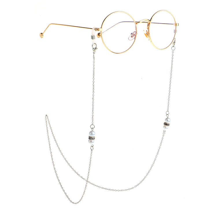 Elegant Pearl Accented Eyewear Chain Bowlift