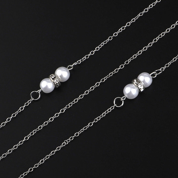 Elegant Pearl Accented Eyewear Chain Bowlift