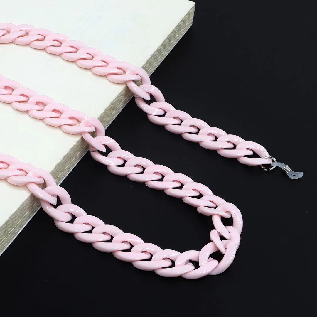 Colorful Oversized Acrylic Eyewear Chain Bowlift
