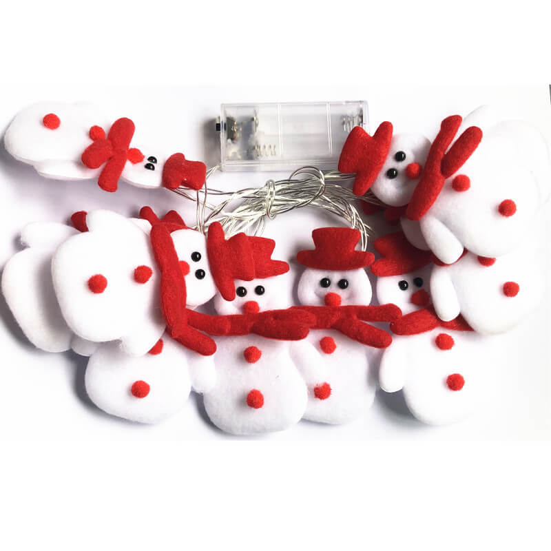 BowLift | Christmas Snowman String Light 20/30 Light USB Battery Decoration String Lights