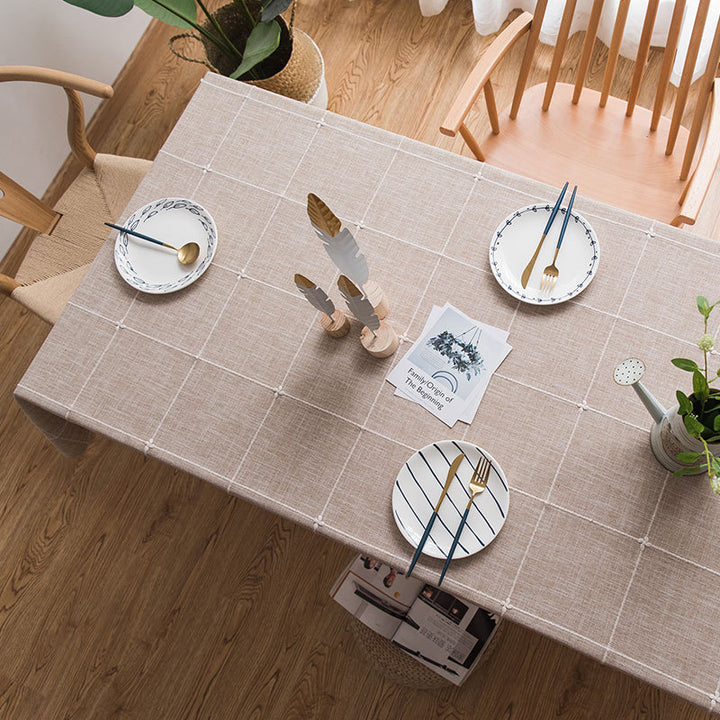 Natural Linen Tablecloth