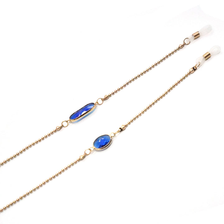 Elegant Stone-Embellished Eyewear Chain Bowlift