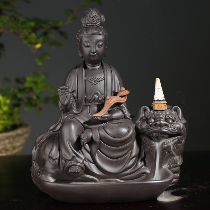 Artistic Buddha Statue Incense Burner