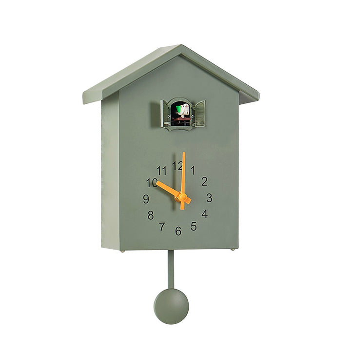 Cuckoo clock in creative house design Bowlift