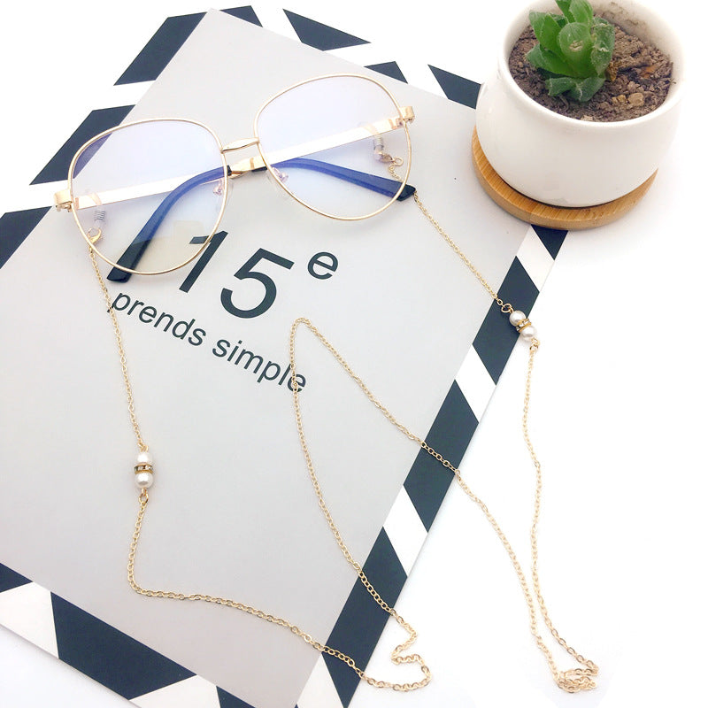 Premium Silver-Linked Eyewear Chain Bowlift