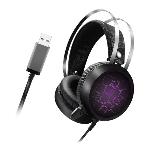 Gaming headset with noise cancelling and adjustable microphone Bowlift