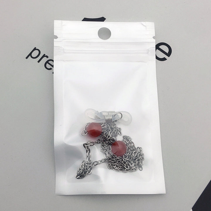 Elegant Beaded Eyewear Chain Bowlift