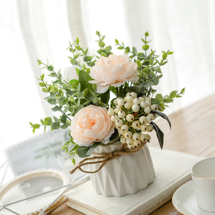 Elegant Faux Floral Centerpiece