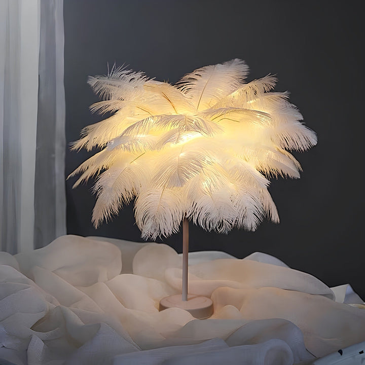 Atmospheric Feather Palm Tree Lamp - LumaPalm | Bowlift