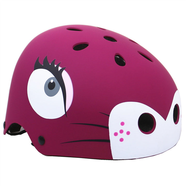 Children's Fun Cat-Themed Safety Helmet Bowlift