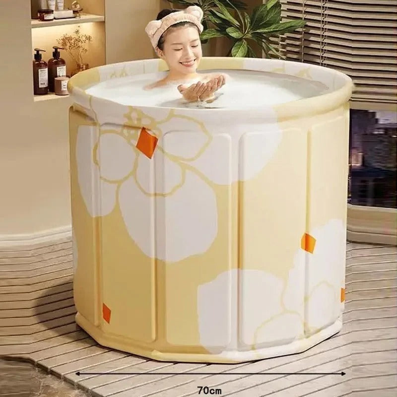 BowLift | FlexiBath Deluxe – Foldable Bath for Adults and Children with Heat Insulation