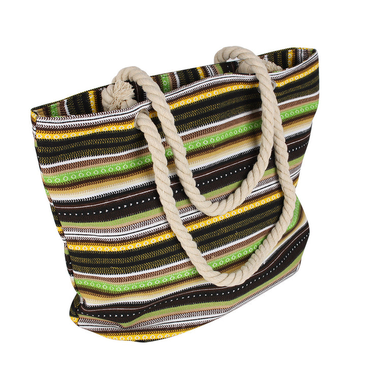 Colorful cotton striped bag Bowlift