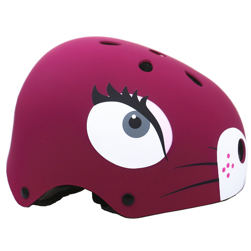 Children's Fun Cat-Themed Safety Helmet Bowlift