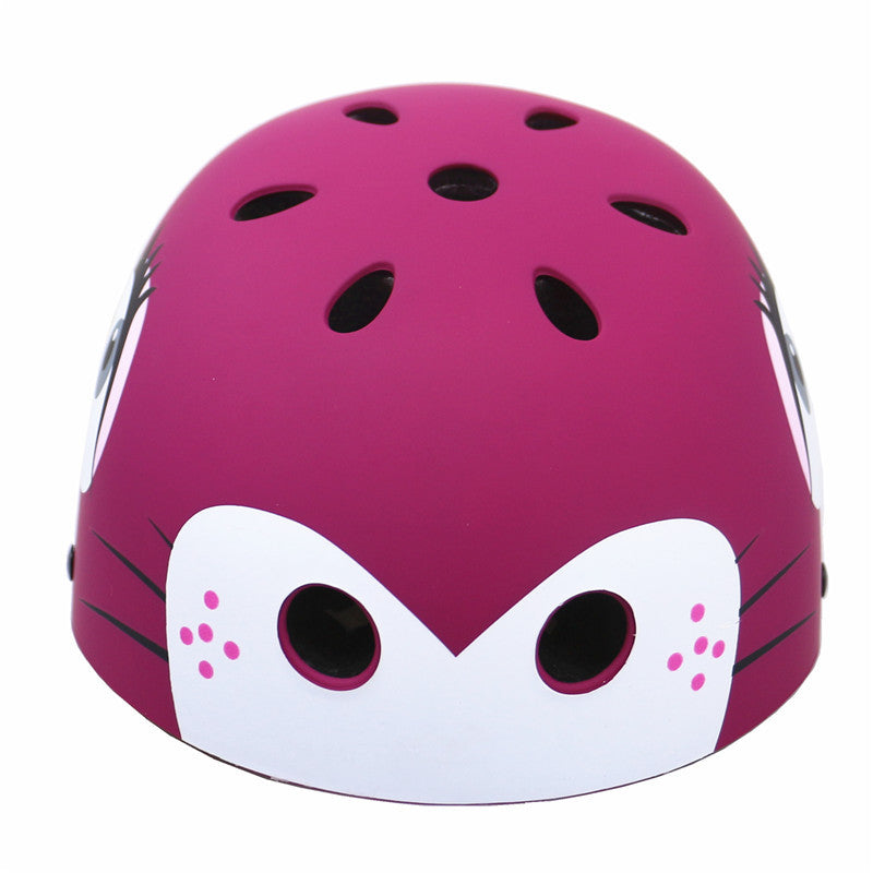 Children's Fun Cat-Themed Safety Helmet Bowlift