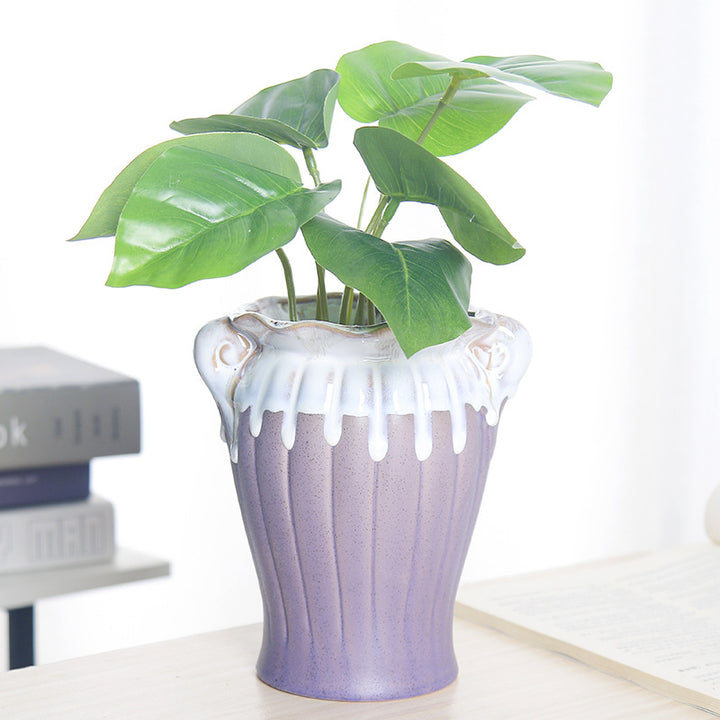 Artistic Ceramic Planter Bowlift