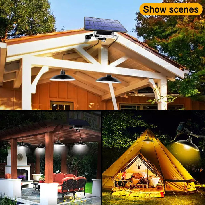 SolarDuo LED Lamp Set on Solar Energy with Remote Control | Bowlift