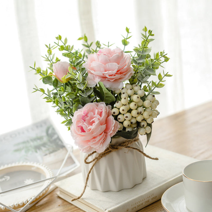 Elegant Faux Floral Centerpiece