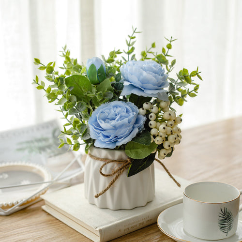 Elegant Faux Floral Centerpiece