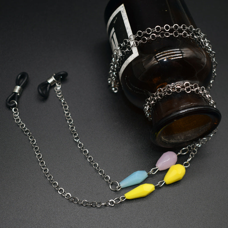 Multi-Functional Decorative Eyewear Chain Bowlift