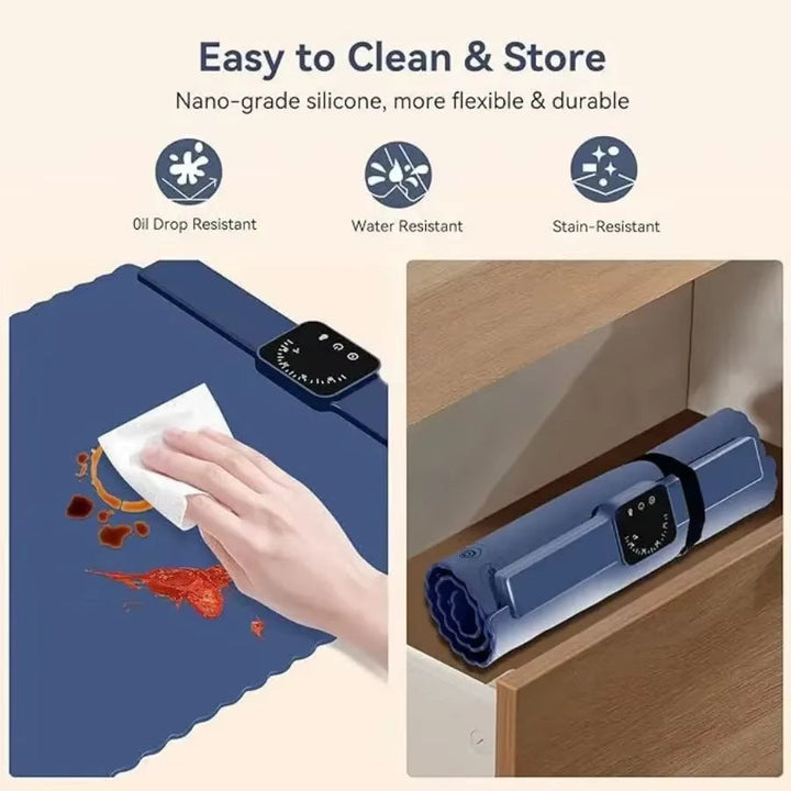 BowLift | Safe Heat Roll-Up Electric Food Warmer Mat