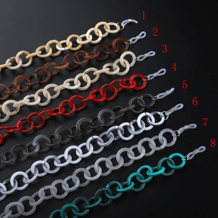 Trendy Acrylic Eyewear Chain Bowlift