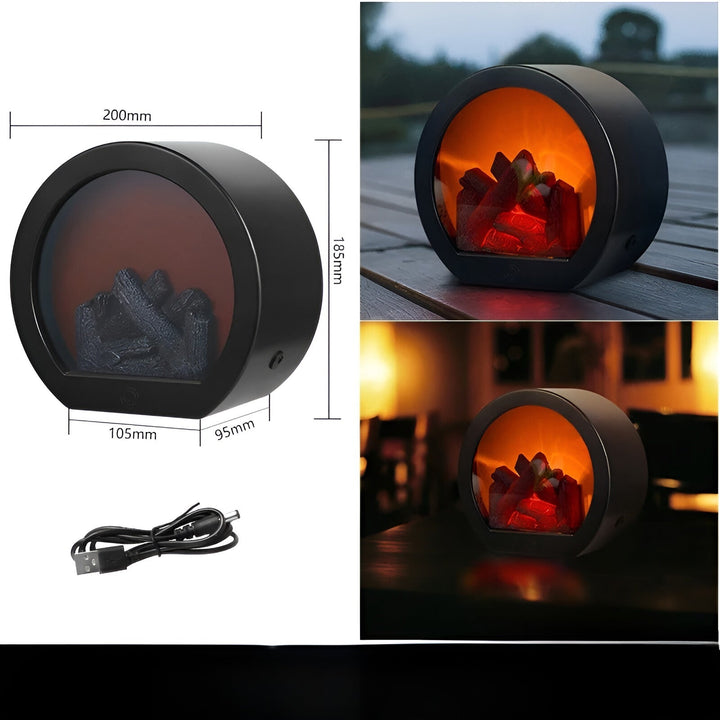 RadiantGlow Flame Lamp - Bring Warmth and Atmosphere to your Home | Bowlift