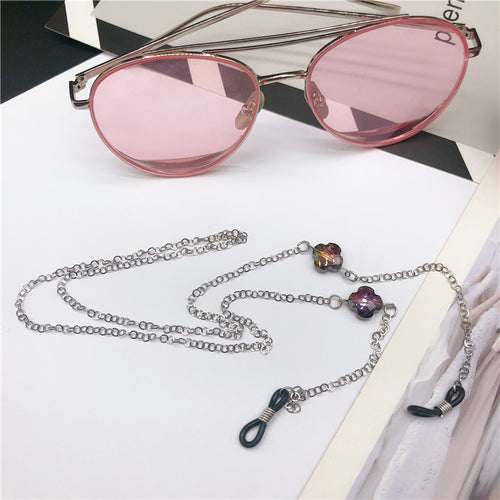 Elegant Gemstone Accented Eyewear Chain Bowlift