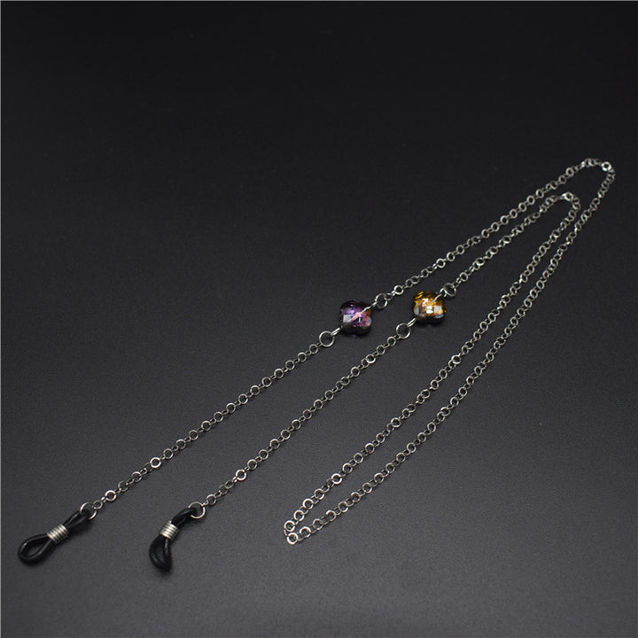 Elegant Gemstone Accented Eyewear Chain Bowlift
