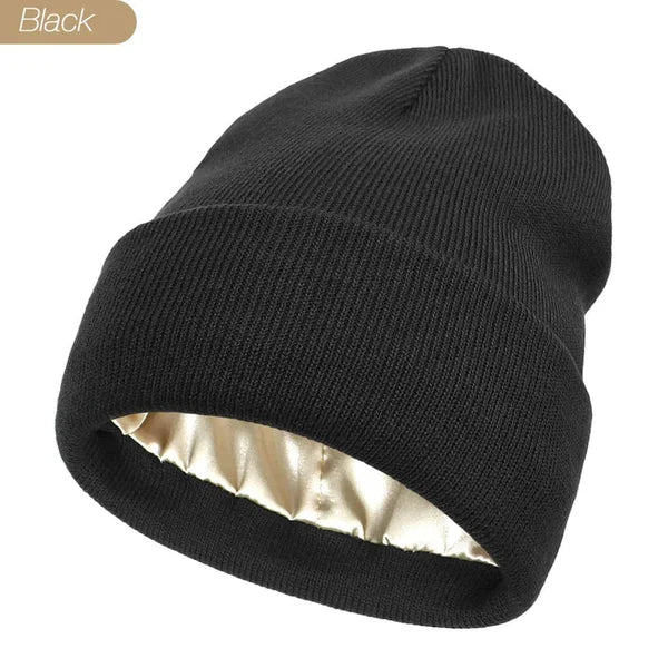 BowLift | Women’s Beanie Hat | Anti-Static & Anti-Frizz | Smooth Hair Protection | Cozy All-Day Comfort