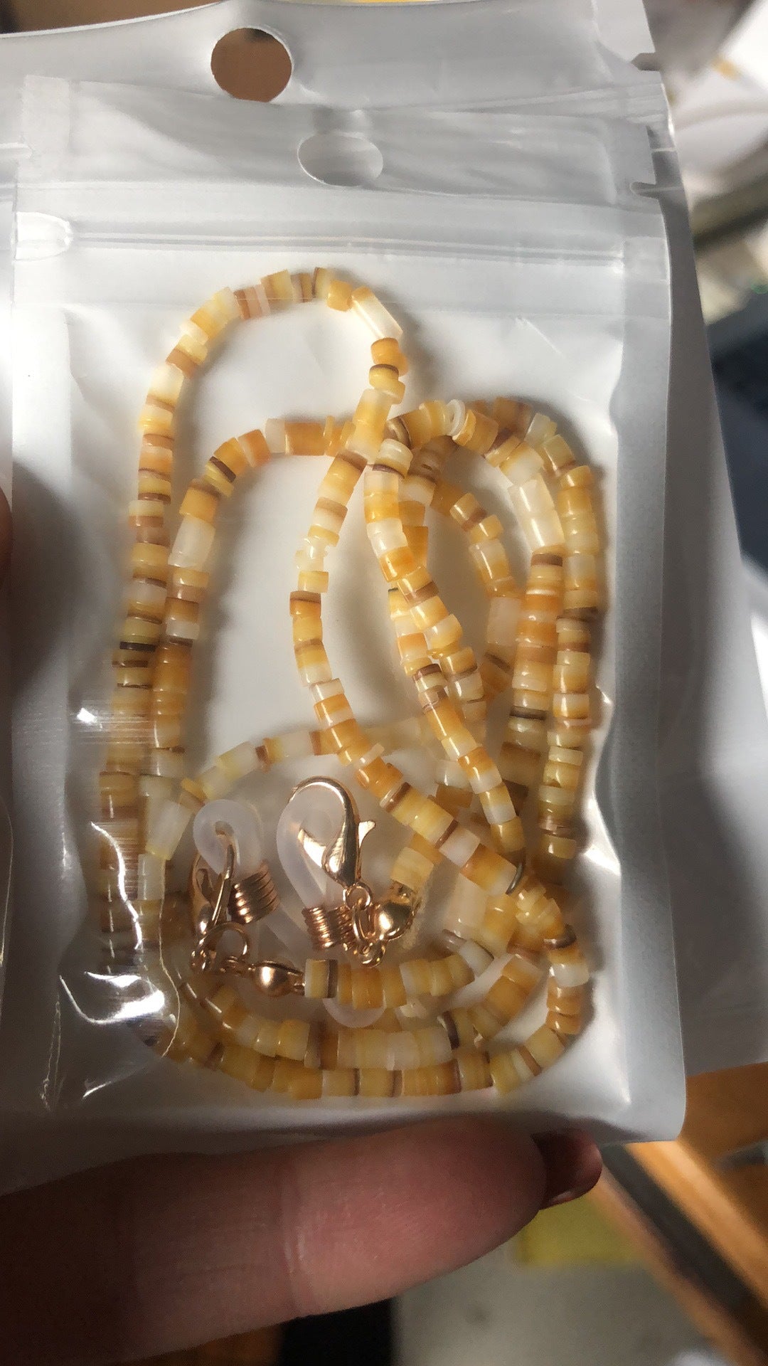 Beaded Eyewear Holder Chain Bowlift