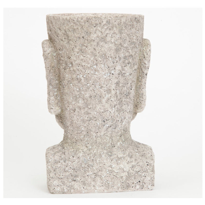 Decorative Stone Head Planter
