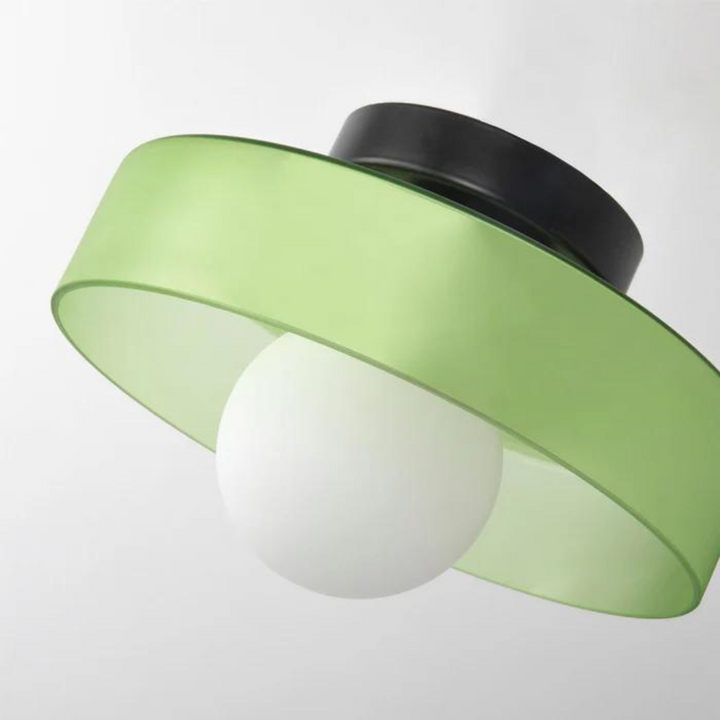 Round Ceiling Lamp with Stylish Functionality - LumiSphere | Bowlift