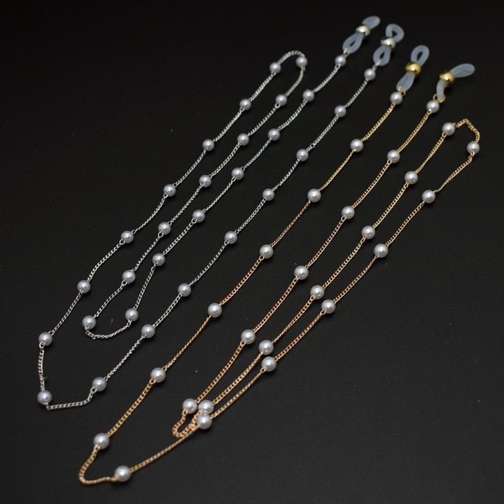 Elegant Multi-Strand Pearl Eyewear Chain Bowlift