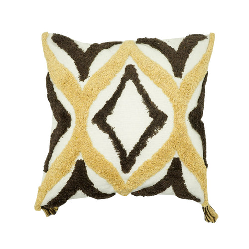 Bohemian Textured Accent Pillow