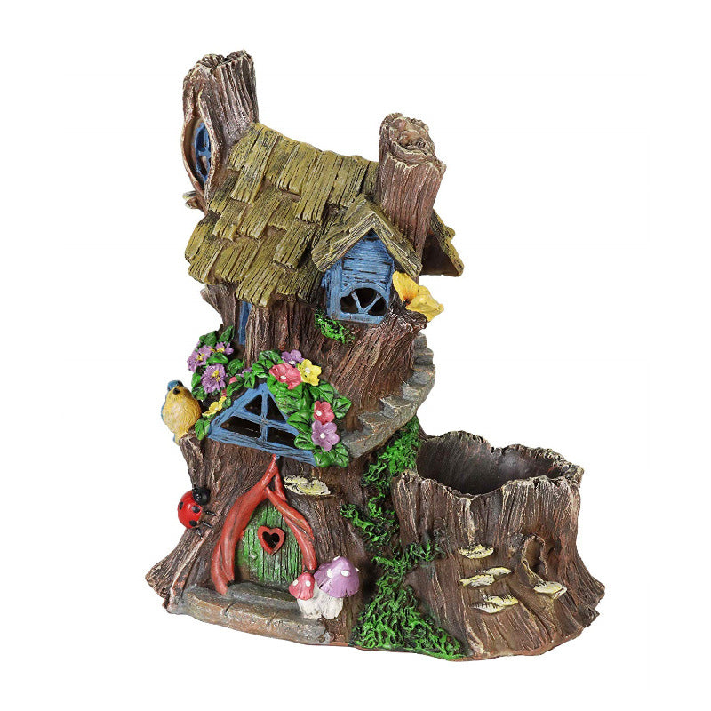Whimsical Fairy Garden House Planter