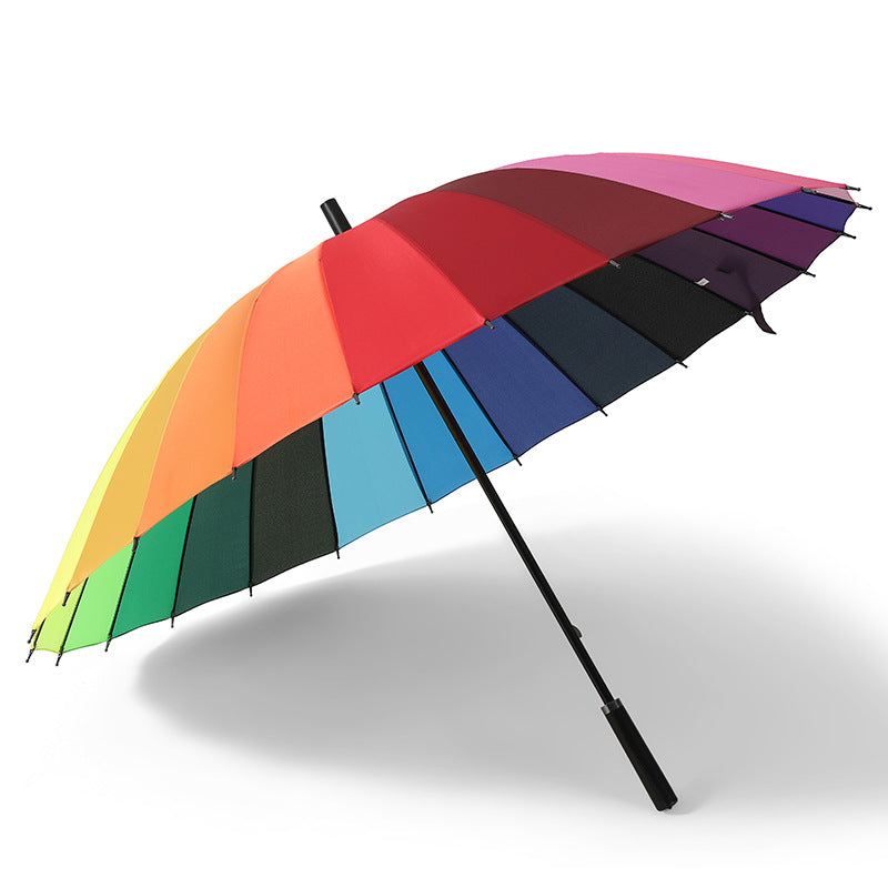 Women's automatic folding umbrella with ergonomic handle and windproof technology Bowlift