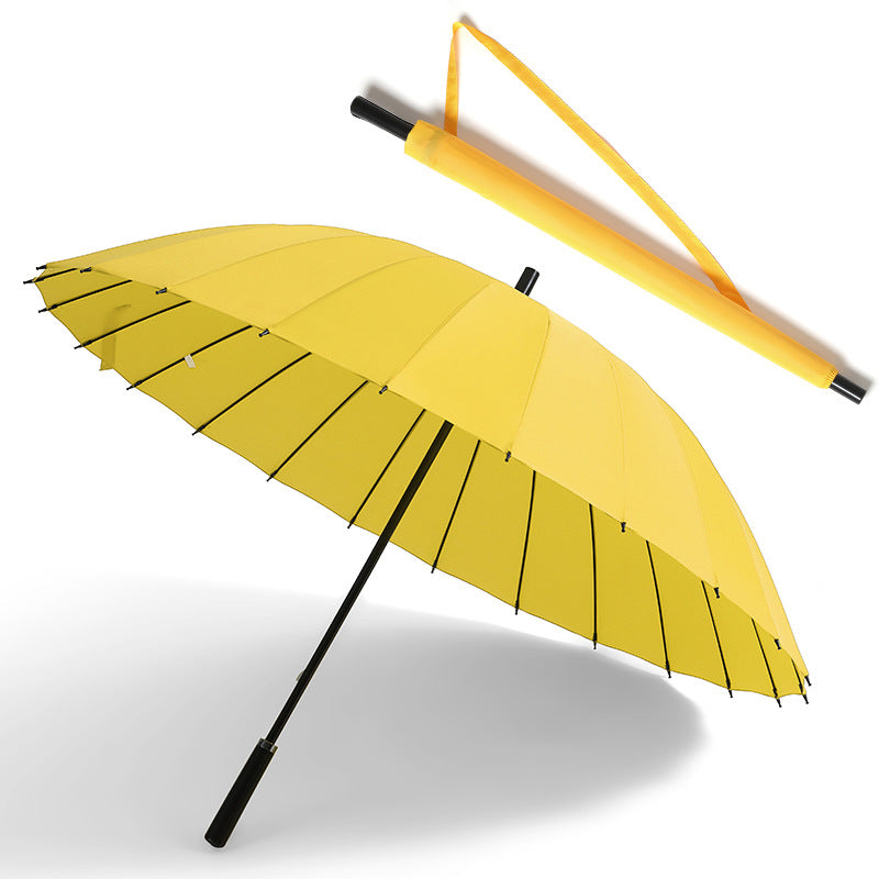 Women's automatic folding umbrella with ergonomic handle and windproof technology Bowlift