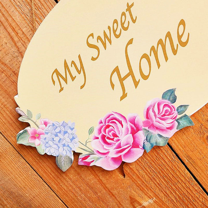 Flower Wall Hanging Sign