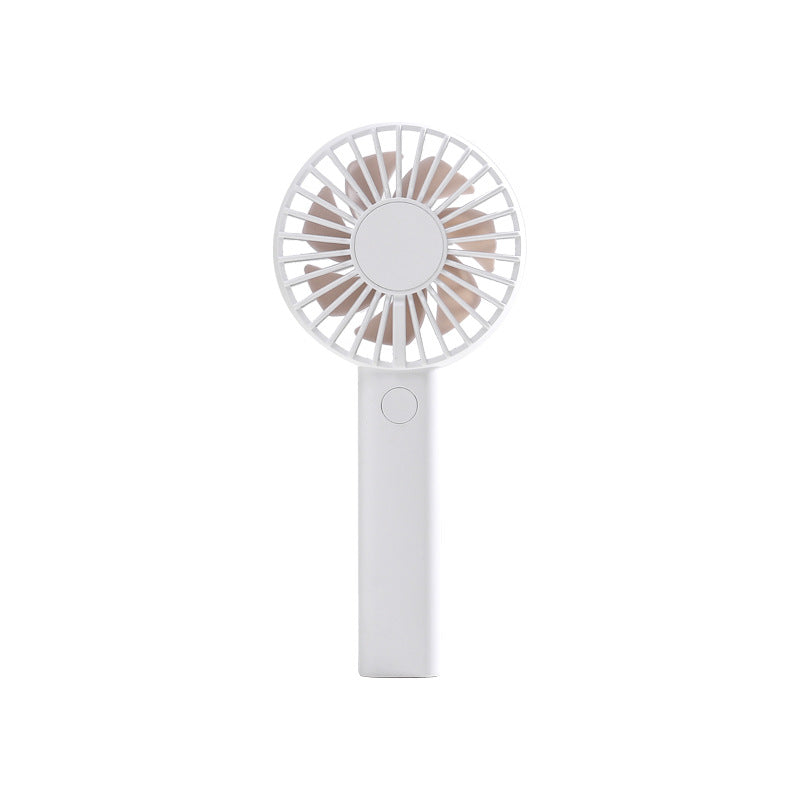 Unisex portable battery-operated mini hand fan with one-button operation and protected fan grill Bowlift