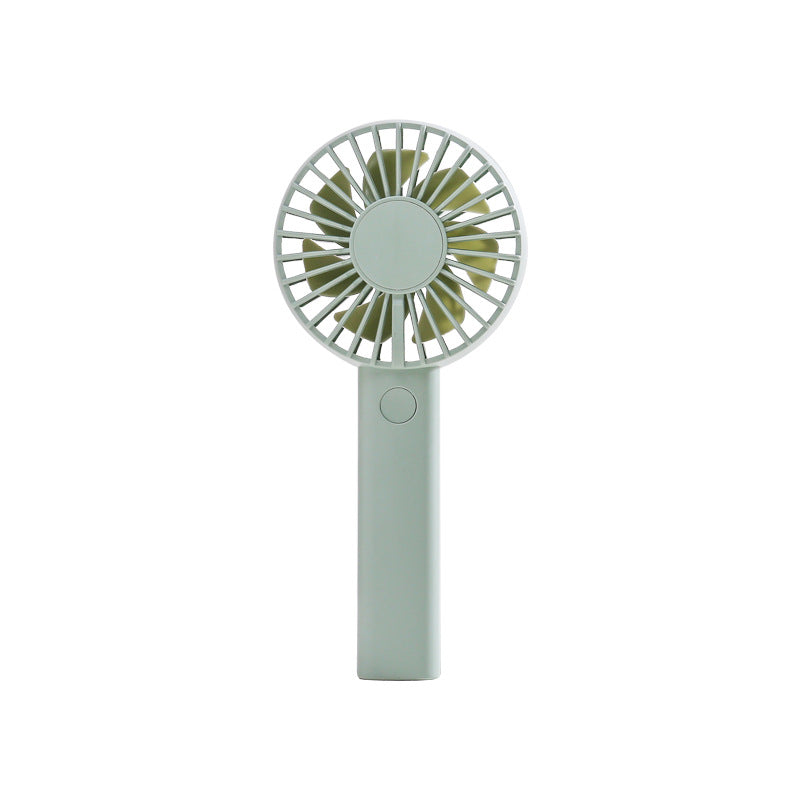 Unisex nan compact portable hand fan with rechargeable battery and USB charging port quiet operation self-standing Bowlift