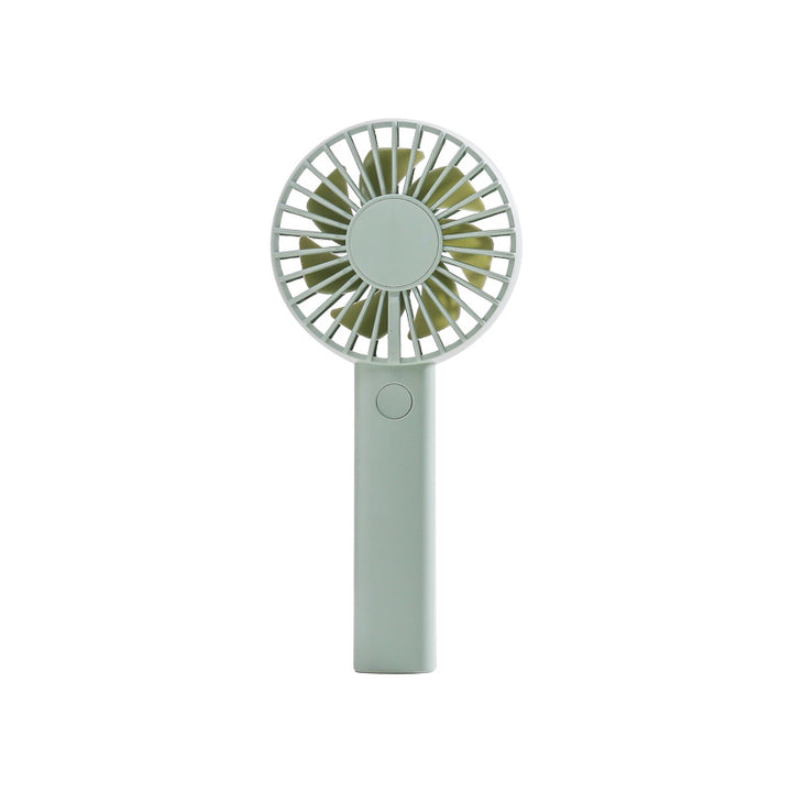 Unisex nan compact portable hand fan with rechargeable battery and USB charging port quiet operation self-standing Bowlift