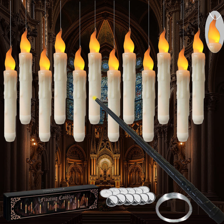LED Magic Wand Candle Set with Remote Control