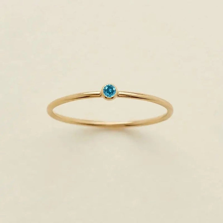 BowLift | Dainty Birthstone Ring