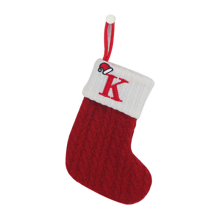 BowLift | Christmas Letter Knit Stocking