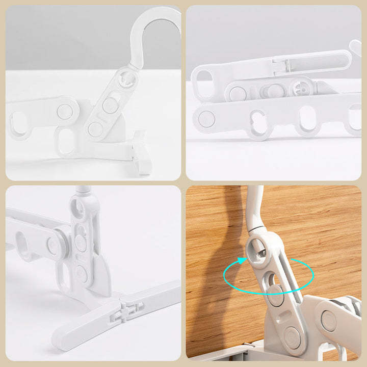 Portable foldable travel clothes hanger | Bowlift
